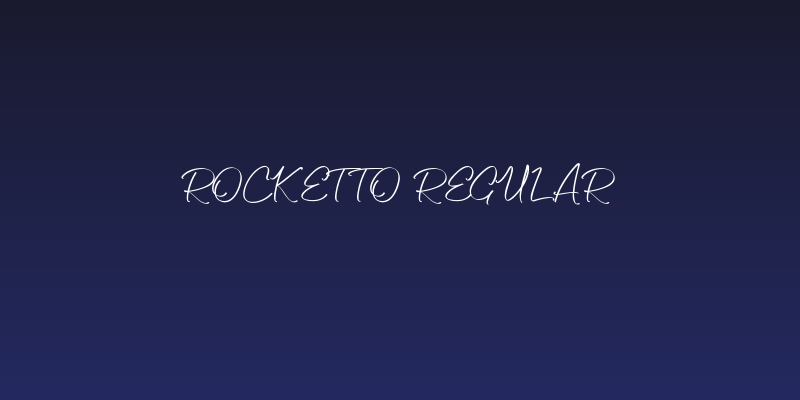 Rocketto Regular Social Header