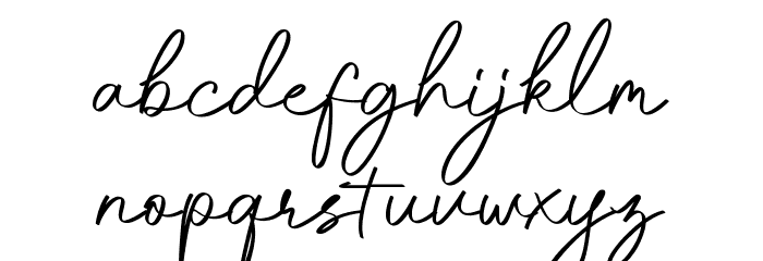 Rocketto Regular Font LOWERCASE