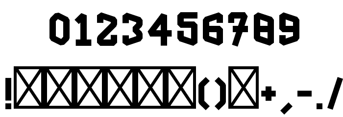 Rockfire Font OTHER CHARS