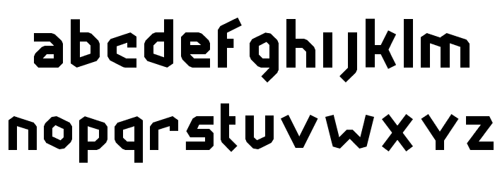 Rockfire Font LOWERCASE