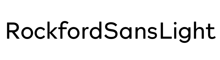 Rockford Sans Light  les polices de caractères gratuit tlcharger