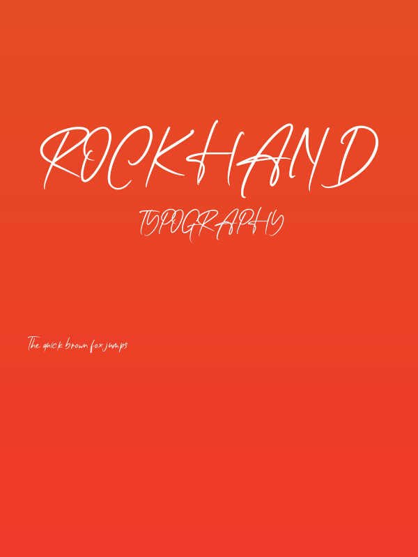 Rockhand Poster