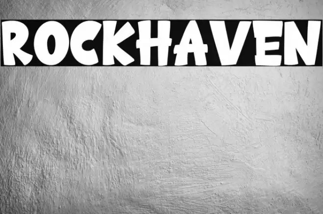Rockhaven Font examples