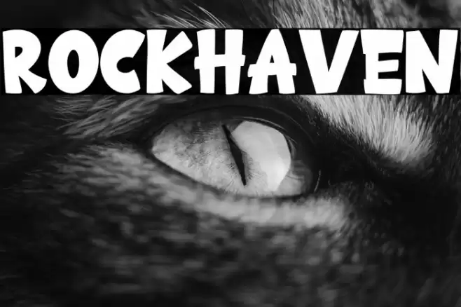Rockhaven Font examples