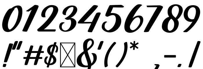 Rockhead Now Font OTHER CHARS