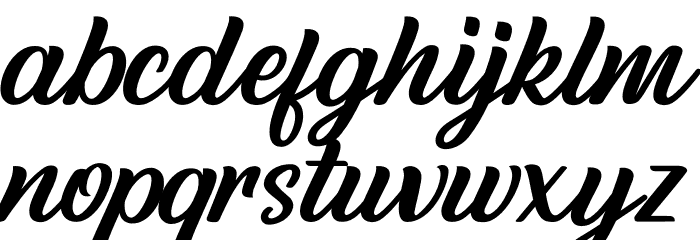 Rockhead Now Font LOWERCASE