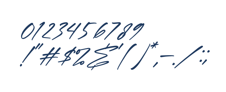 Rockidate Italic Other Characters