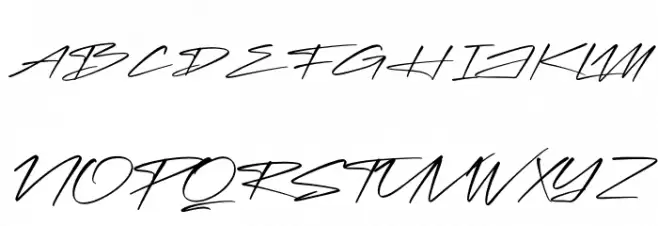 Rockidate フォント 大文字