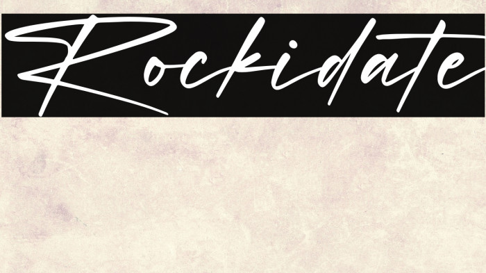 Rockidate Example 1