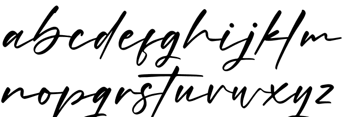 Rockidate Font LOWERCASE