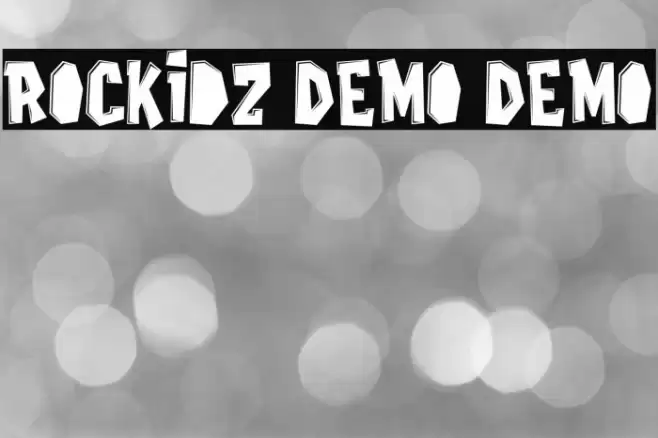 Rockidz Demo Demo Font examples