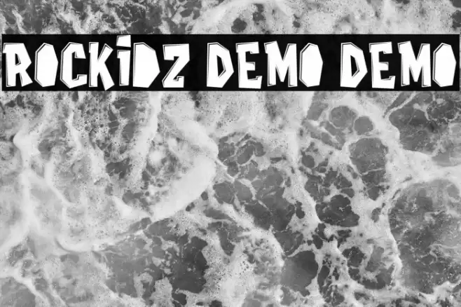 Rockidz Demo Demo Font examples