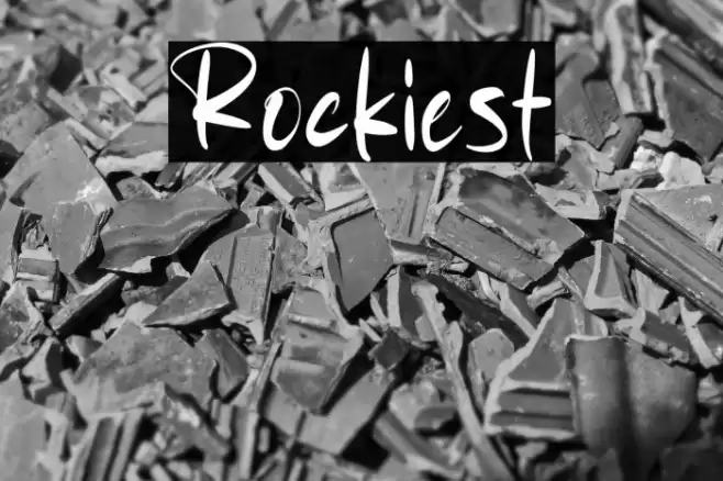Rockiest Font examples