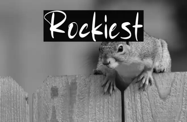 Rockiest Font examples