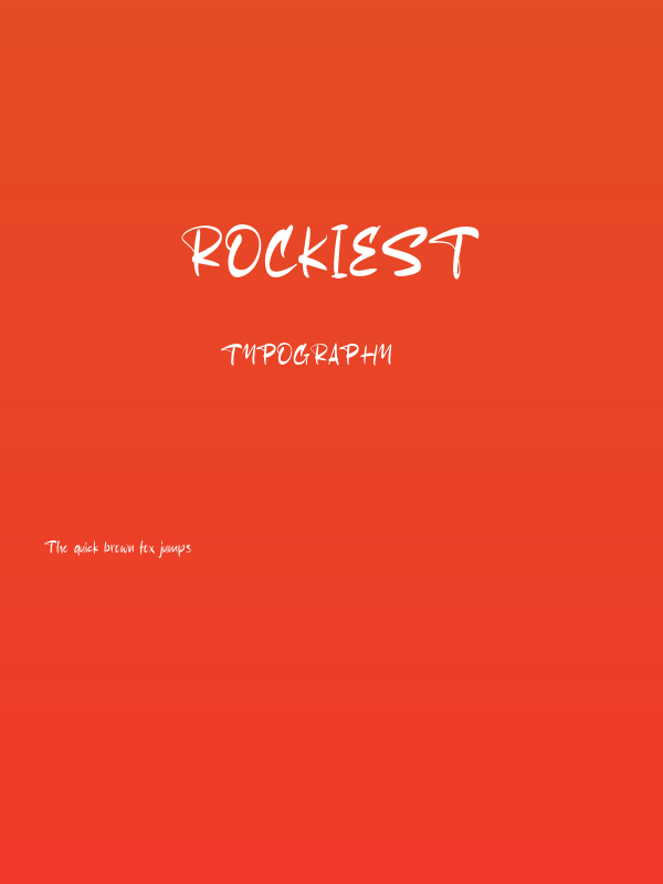 Rockiest Poster