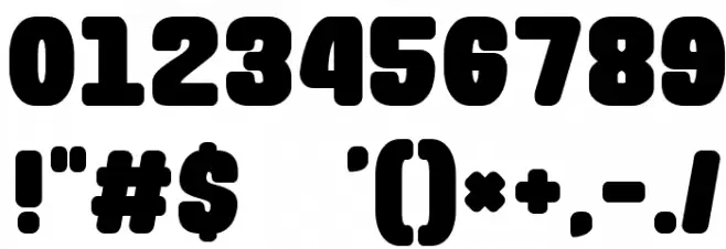 Rockin' Record Font OTHER CHARS