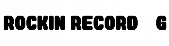 Rockin Record__G  Descarca Fonturi Gratis