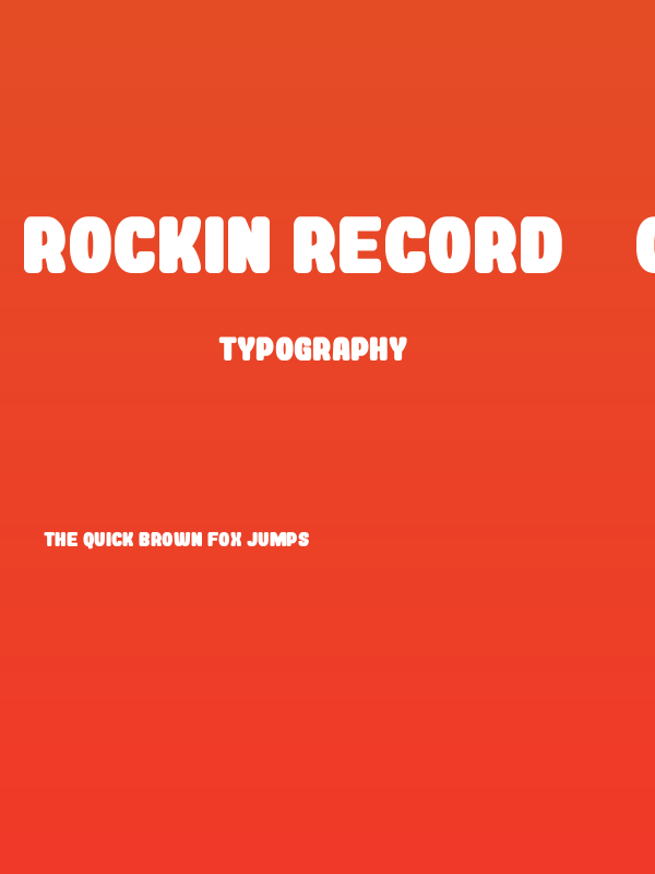 Rockin Record__G Poster