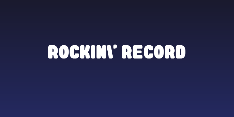 Rockin' Record Social Header
