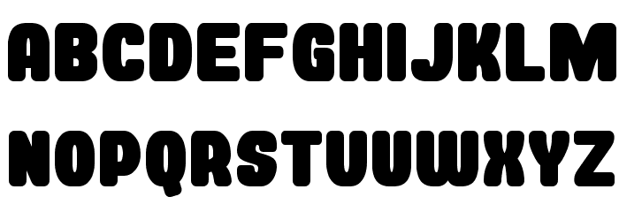 Rockin' Record Font LOWERCASE