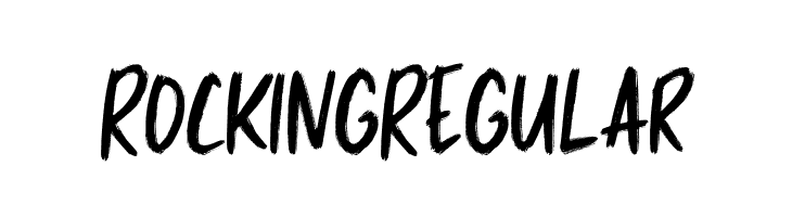 Rocking Regular  font caratteri gratis