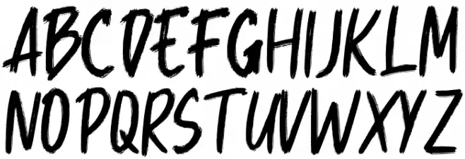 Rocking Regular Schriftart Groß