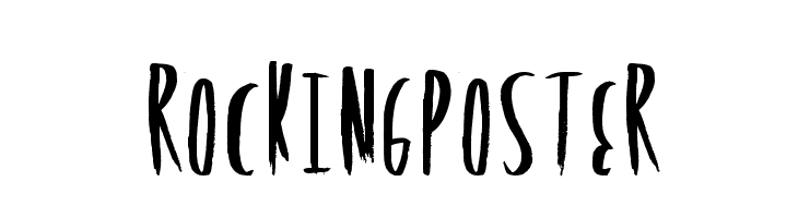 RockingPoster  Fuentes Gratis Descargar