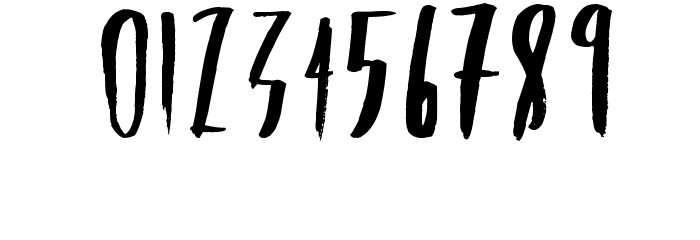 RockingPoster Font OTHER CHARS