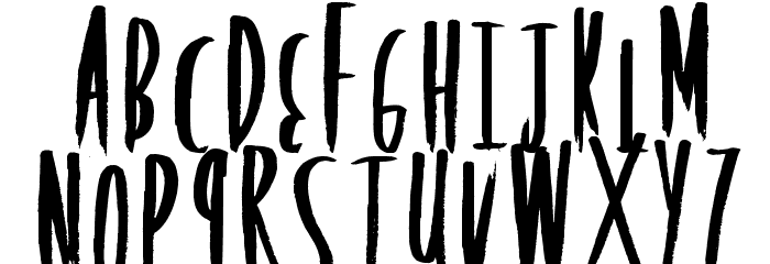 RockingPoster Font LOWERCASE