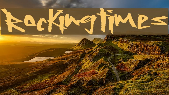 RockingTimes Font examples