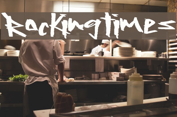 RockingTimes Font examples