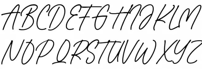 Rocklands 字体 大写