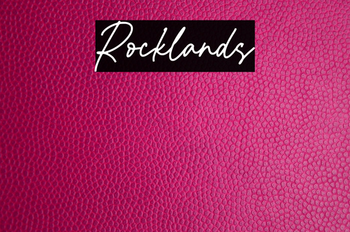 Rocklands Example 1