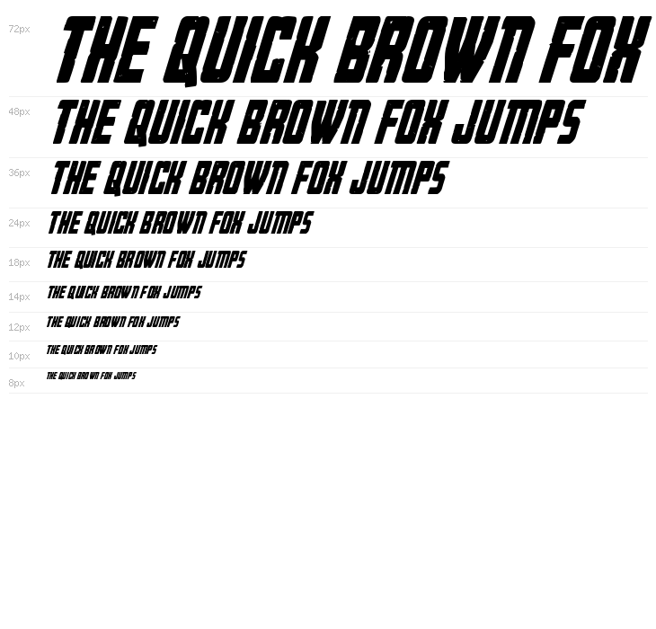 Rockledge Bold Italic Waterfall