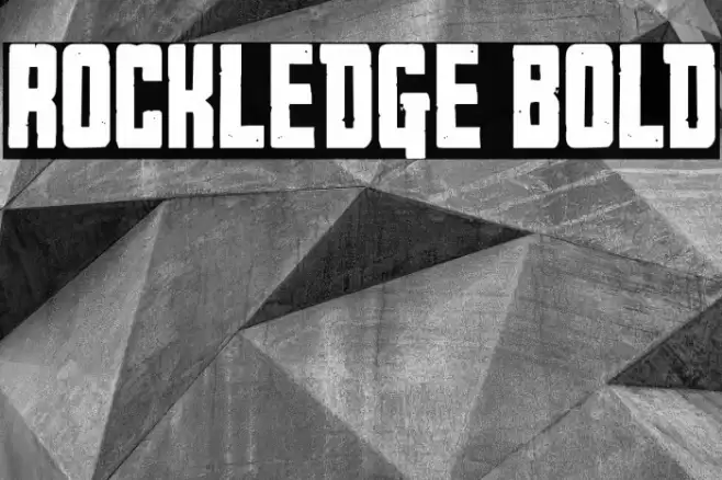 Rockledge Bold Font examples