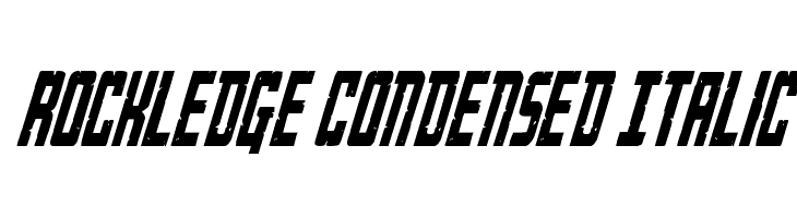 Rockledge Condensed Italic  Descarca Fonturi Gratis