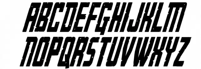 Rockledge Condensed Italic फ़ॉन्ट लोअरकेस
