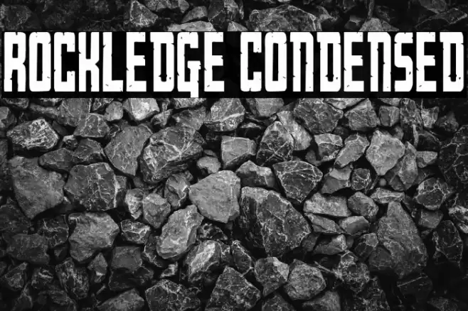 Rockledge Condensed Font examples