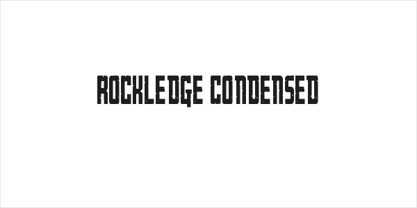 Rockledge Condensed Logo