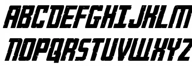 Rockledge Expanded Italic Polices MAJUSCULES
