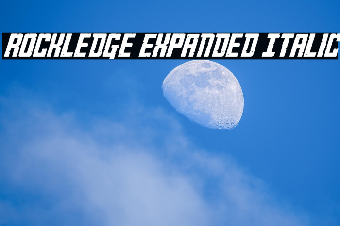 Rockledge Expanded Italic Example 2