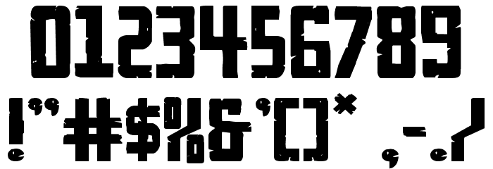 Expanded font