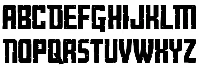 Rockledge Expanded Font Litere mici