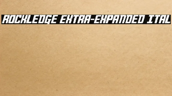 Rockledge Extra-Expanded Ital Example 1