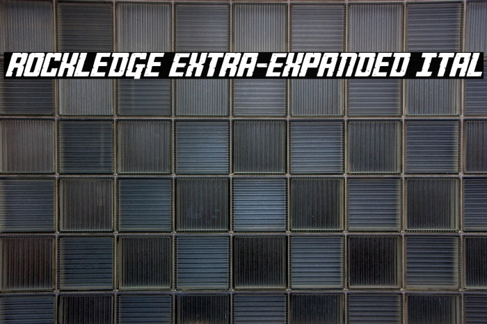 Rockledge Extra-Expanded Ital Example 2