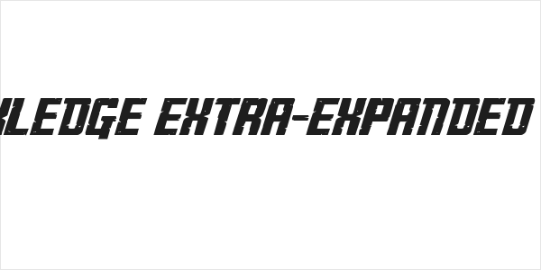 Rockledge Extra-Expanded Ital Logo