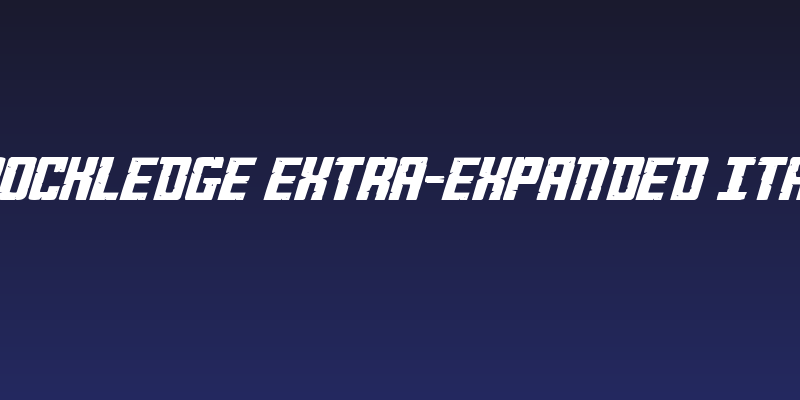 Rockledge Extra-Expanded Ital Social Header