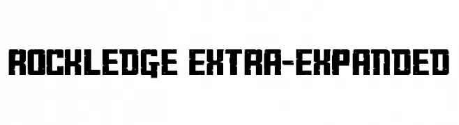 Rockledge Extra-Expanded  font caratteri gratis