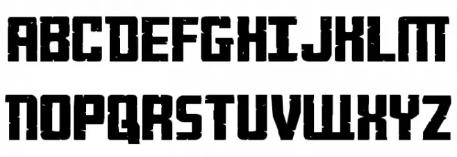 Rockledge Extra-Expanded Schriftart Groß