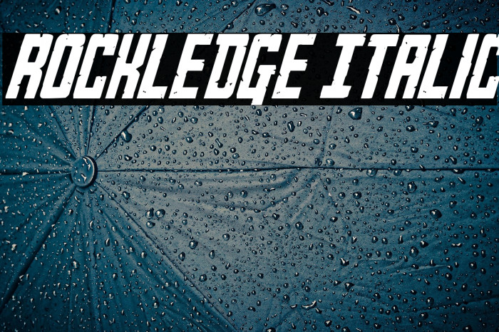 Rockledge Italic Example 2